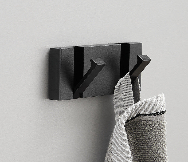 Minimalistic Invisible Hook Rack - Elevato Home Black / Double hook Organizer