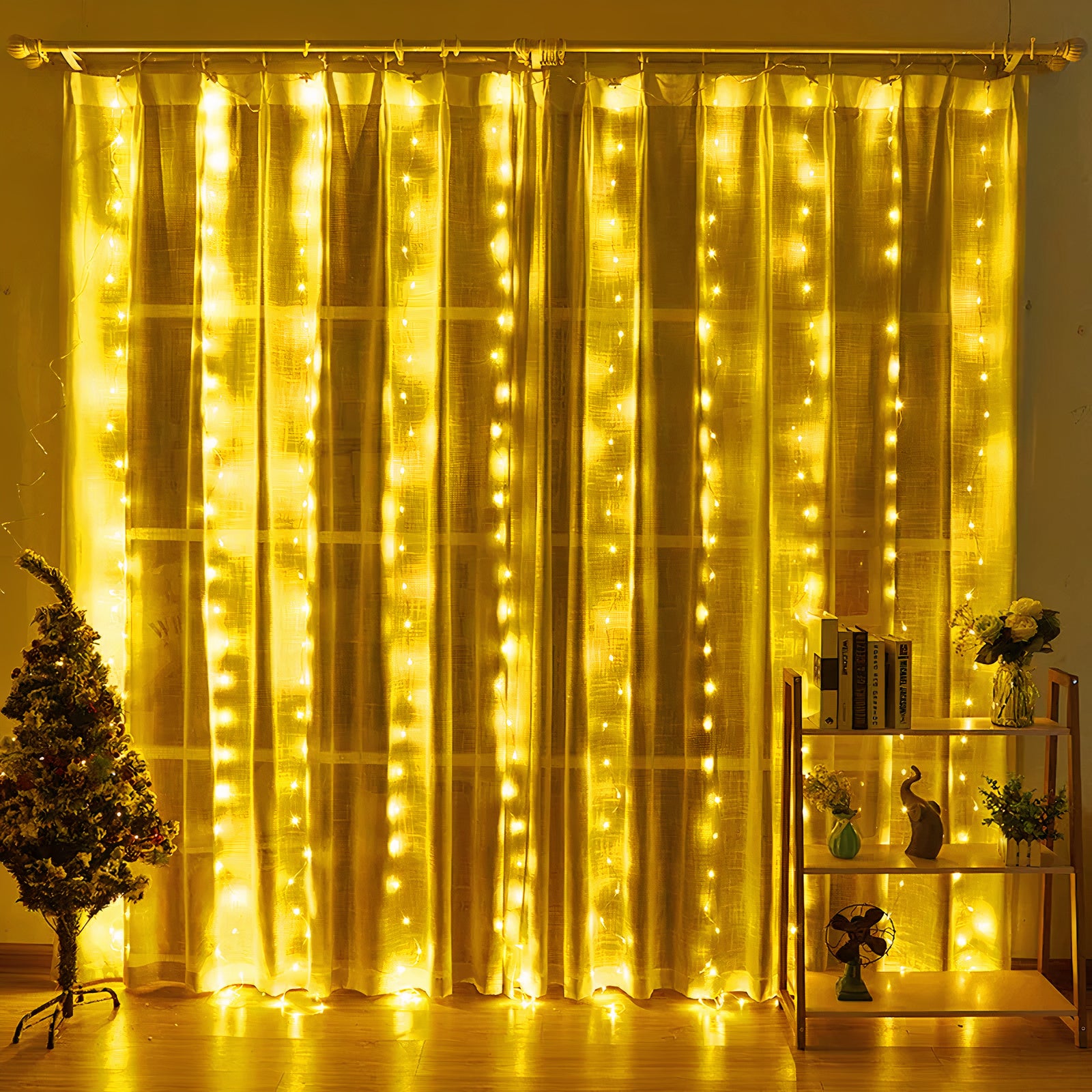 Glowfall Curtain Lights