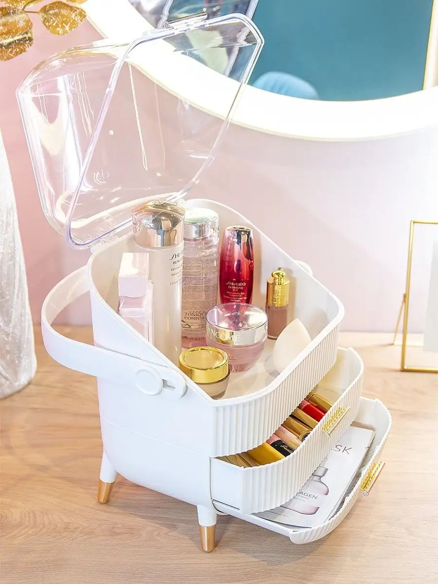 AURA Cosmetic Case - Elevato Home Organizer