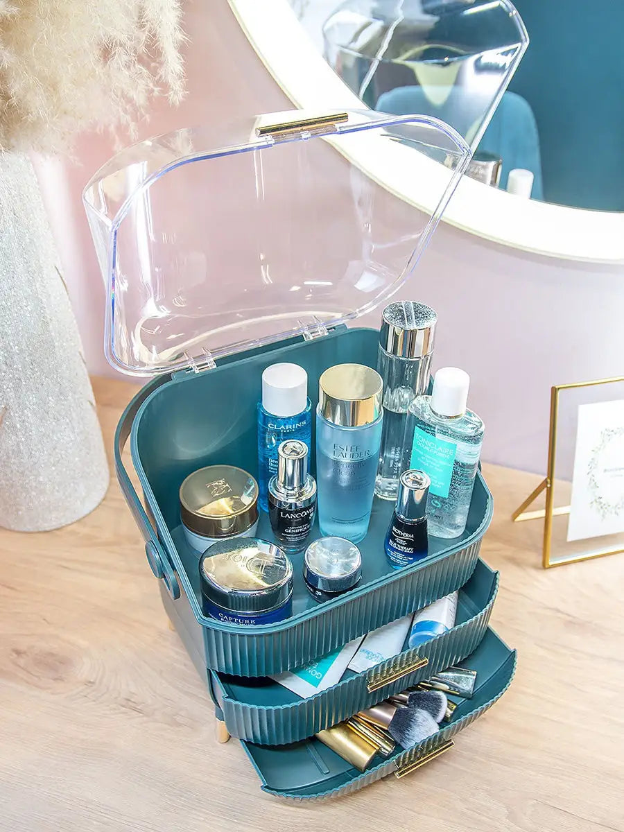AURA Cosmetic Case - Elevato Home Organizer