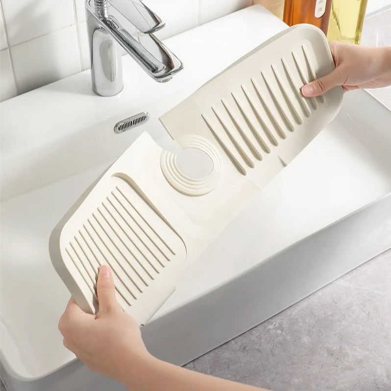 Splash Guard Faucet Handle