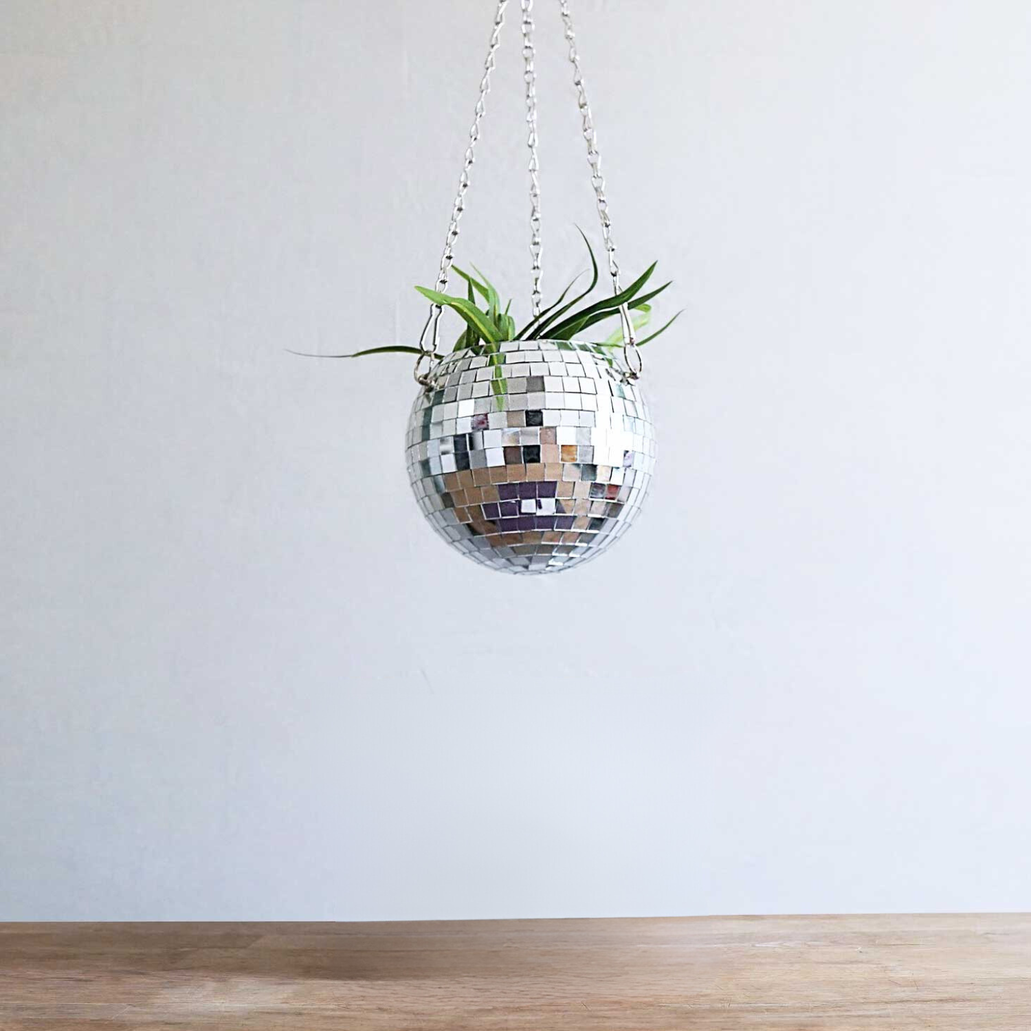 Disco Ball Hanging Planter