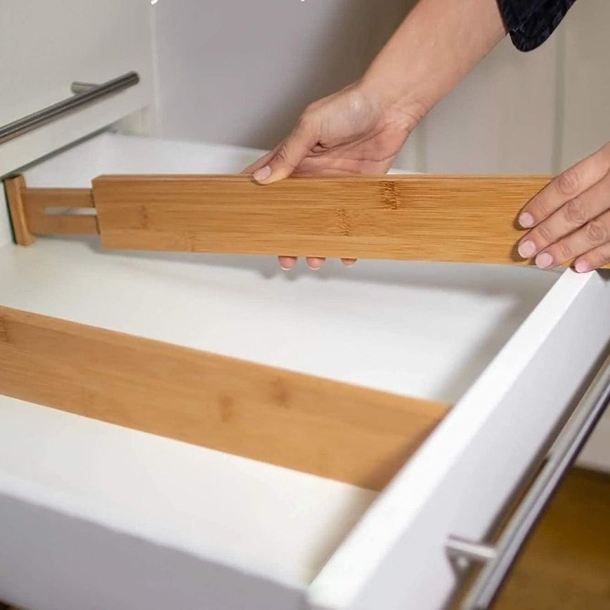 Bamboo Drawer Dividers - Elevato Home
