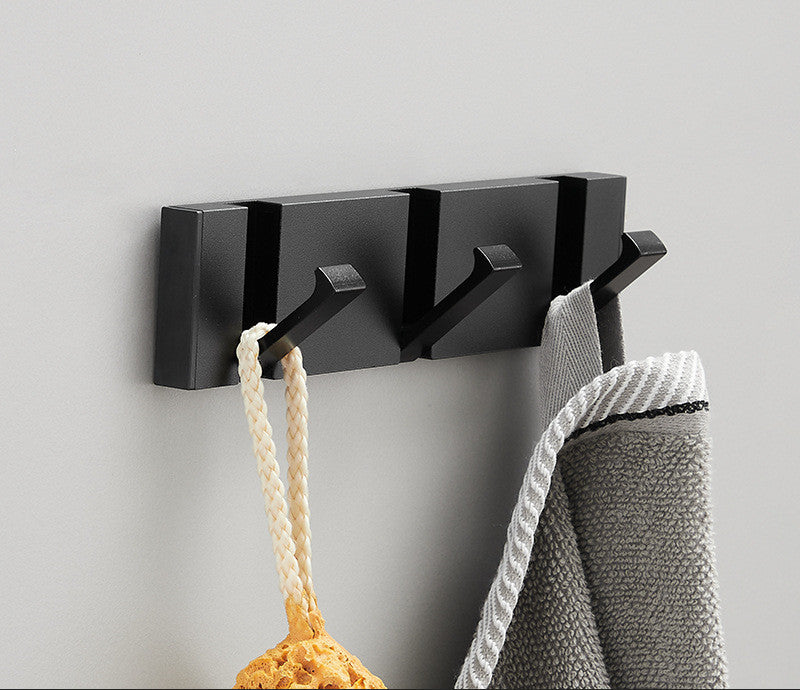 Minimalistic Invisible Hook Rack - Elevato Home Black / Three hooks Organizer