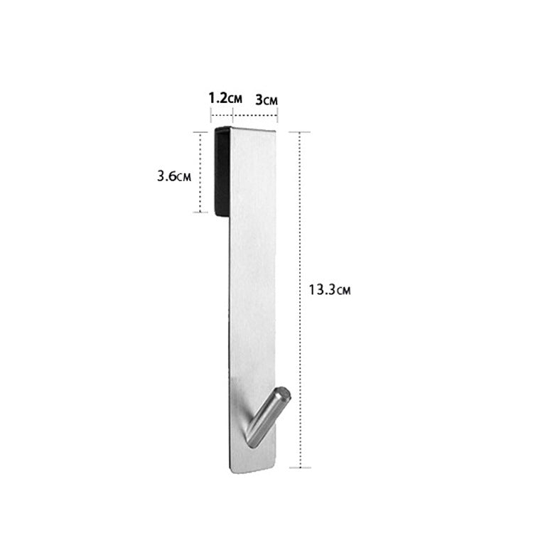 Glass Door Hanger - Elevato Home Stainless Steel - 13.3cm Organizer