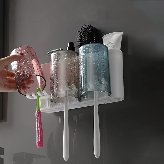 Multifunctional Toothbrush Holder - Elevato Home Organizer