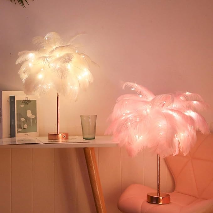 ORKA Feather Lamp - Elevato Home Organizer