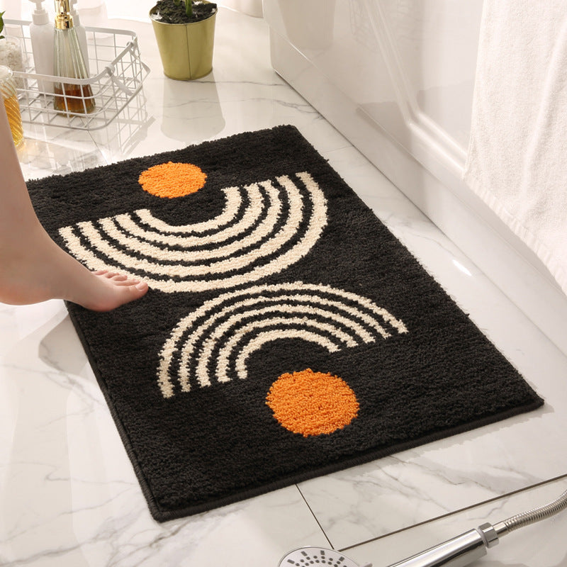 Geometric Pattern Bathroom Mat - Elevato Home Organizer