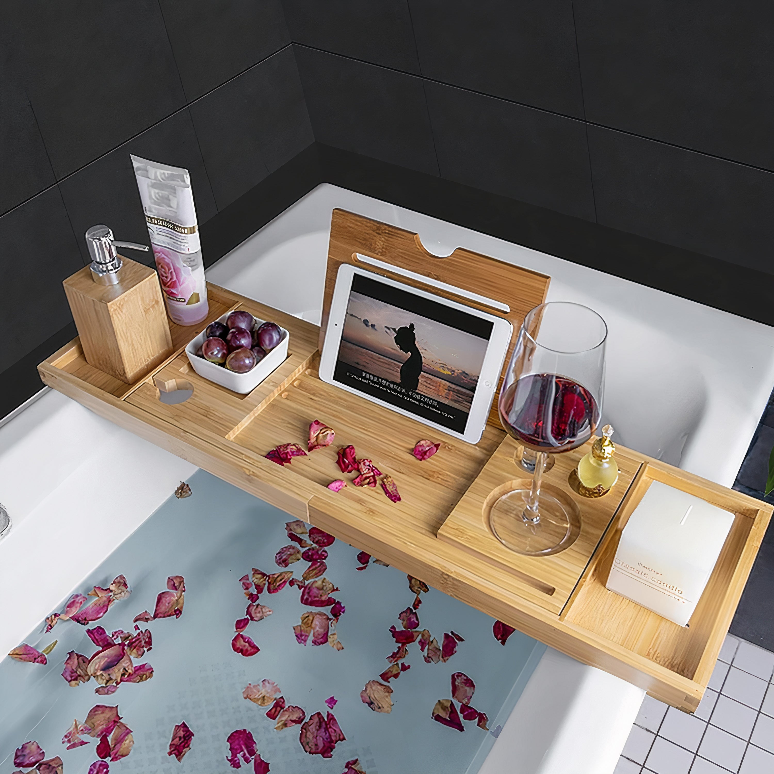 CULMA Bamboo Bathtub Tray