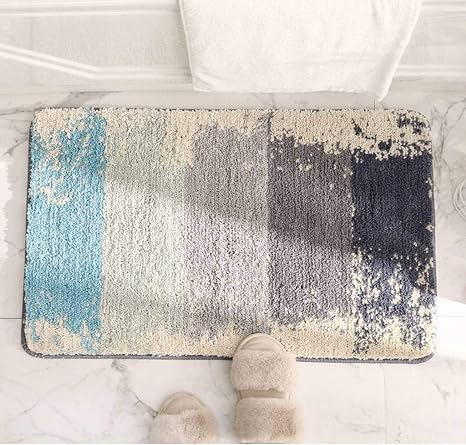 Colorful Stripes Bathroom Mat - Elevato Home Organizer