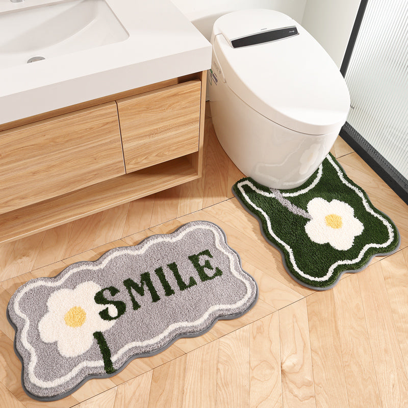 Flower Bathroom Mat - Elevato Home Organizer