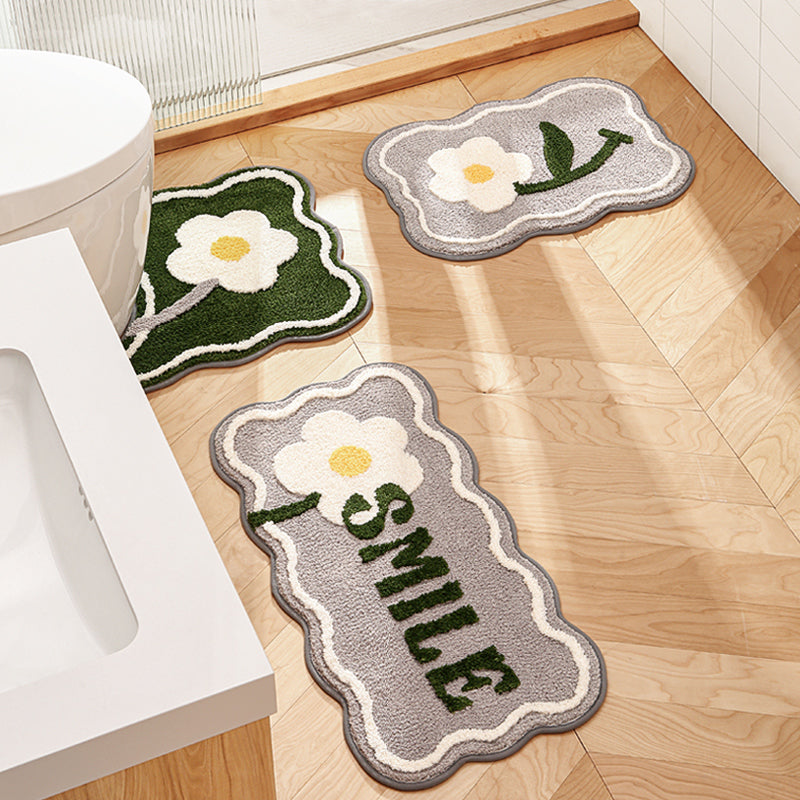 Flower Bathroom Mat - Elevato Home Organizer