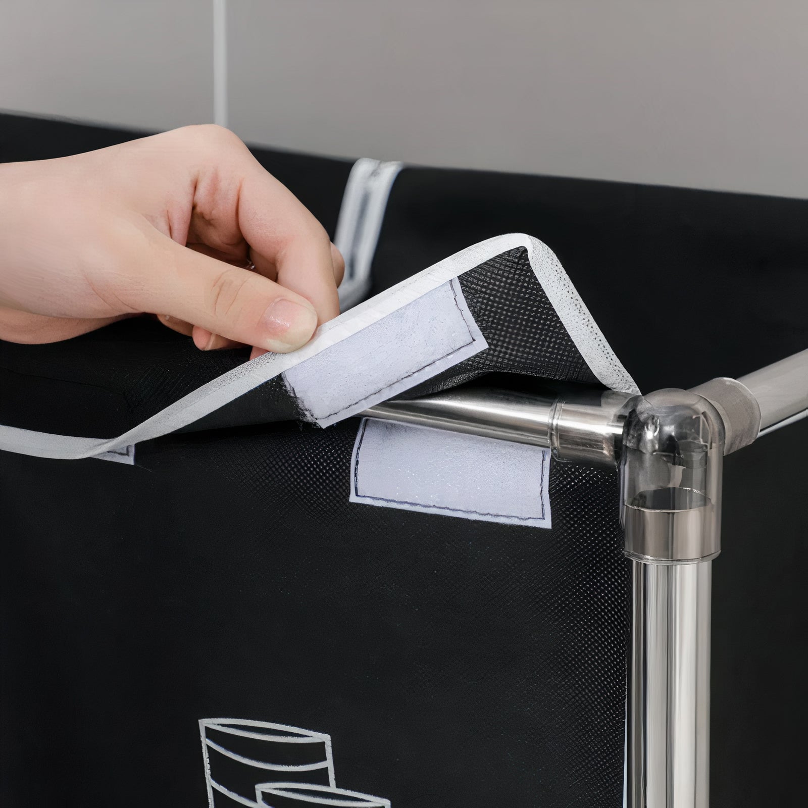 4-Section Laundry Sorter