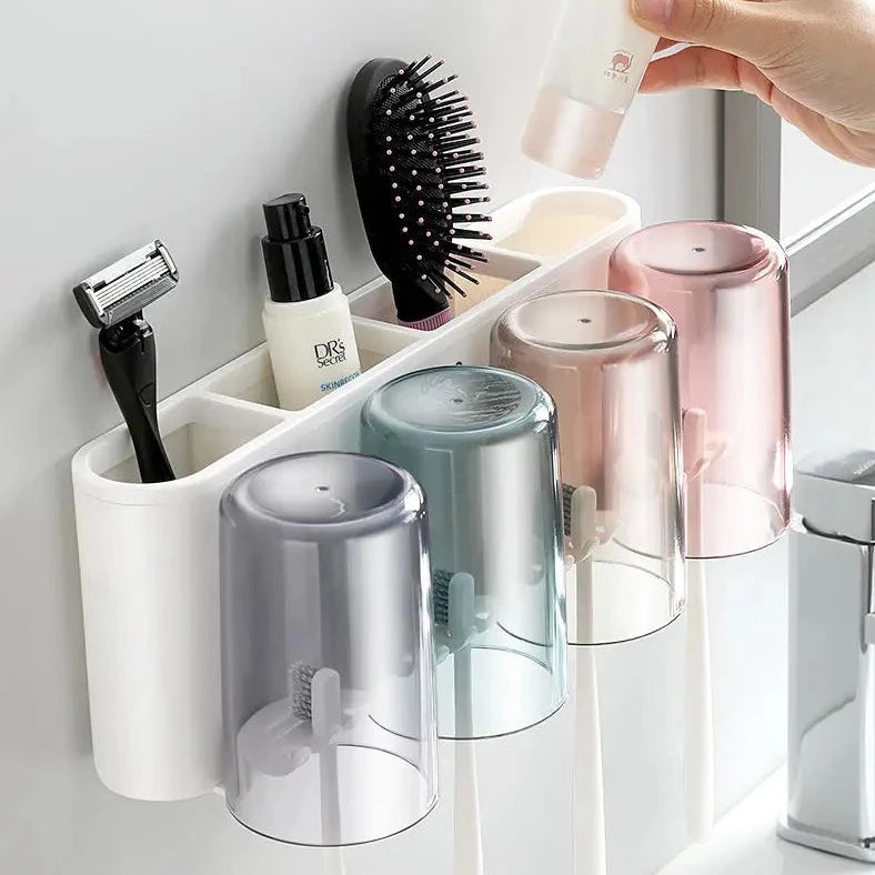 Multifunctional Toothbrush Holder - Elevato Home Organizer