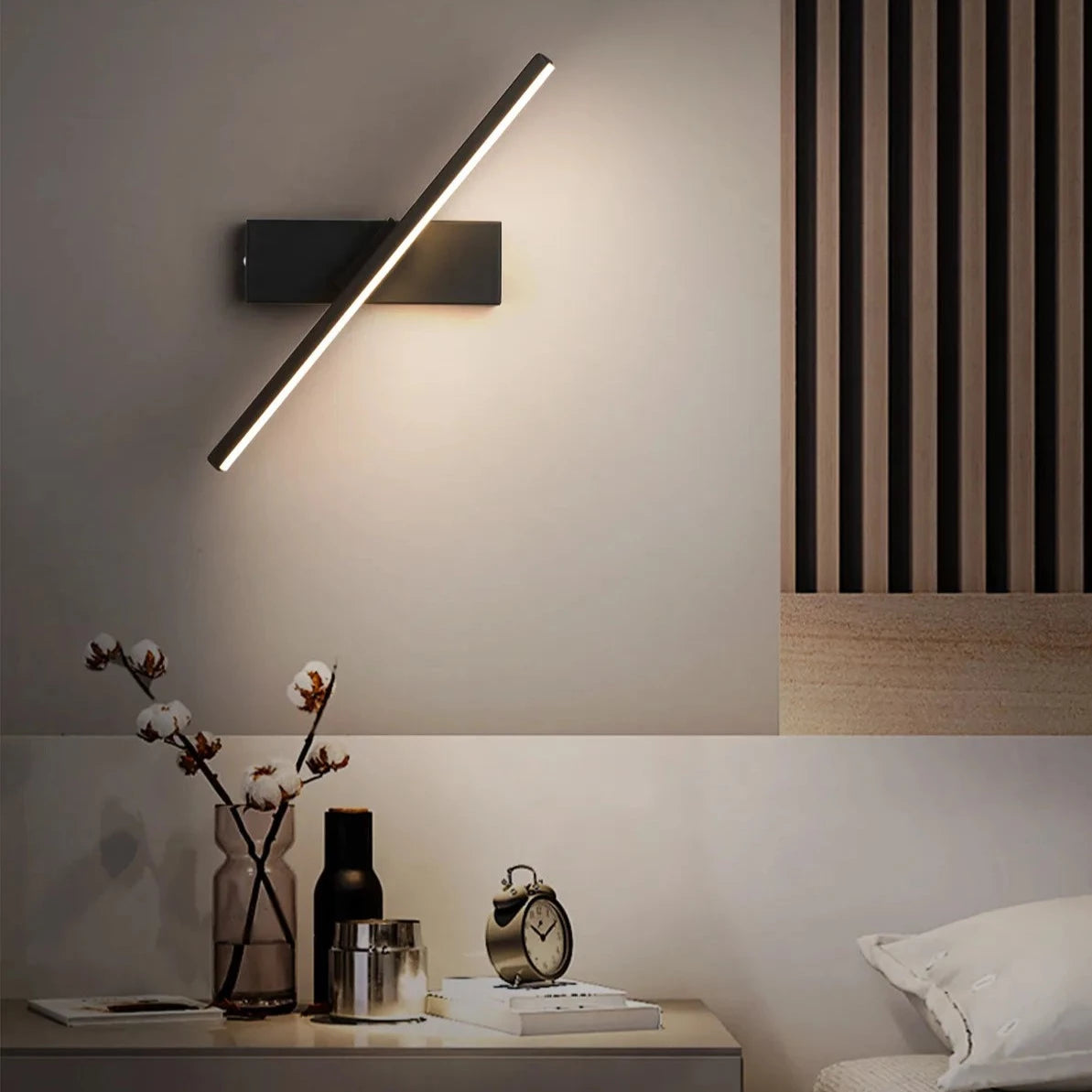 Minimalist Rotating Wall Lamp - Elevato Home Organizer