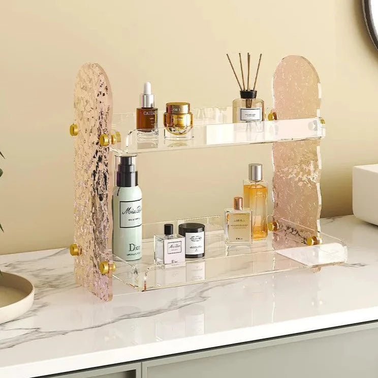 2 Tier Vanity Shelf - Elevato Home Organizer
