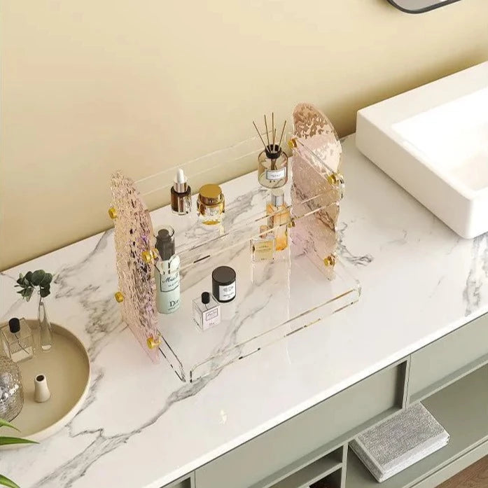 2 Tier Vanity Shelf - Elevato Home Organizer