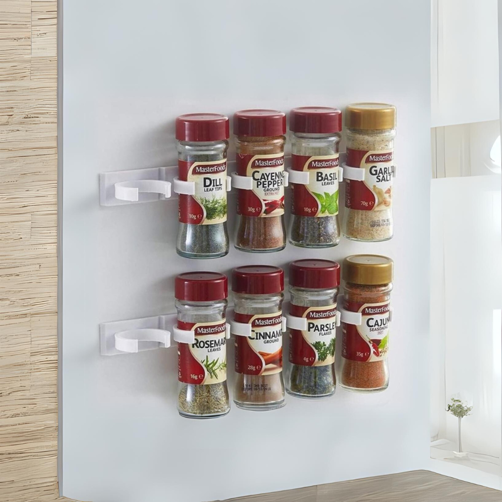 Clip Spice Jar Holder - Elevato Home Organizer