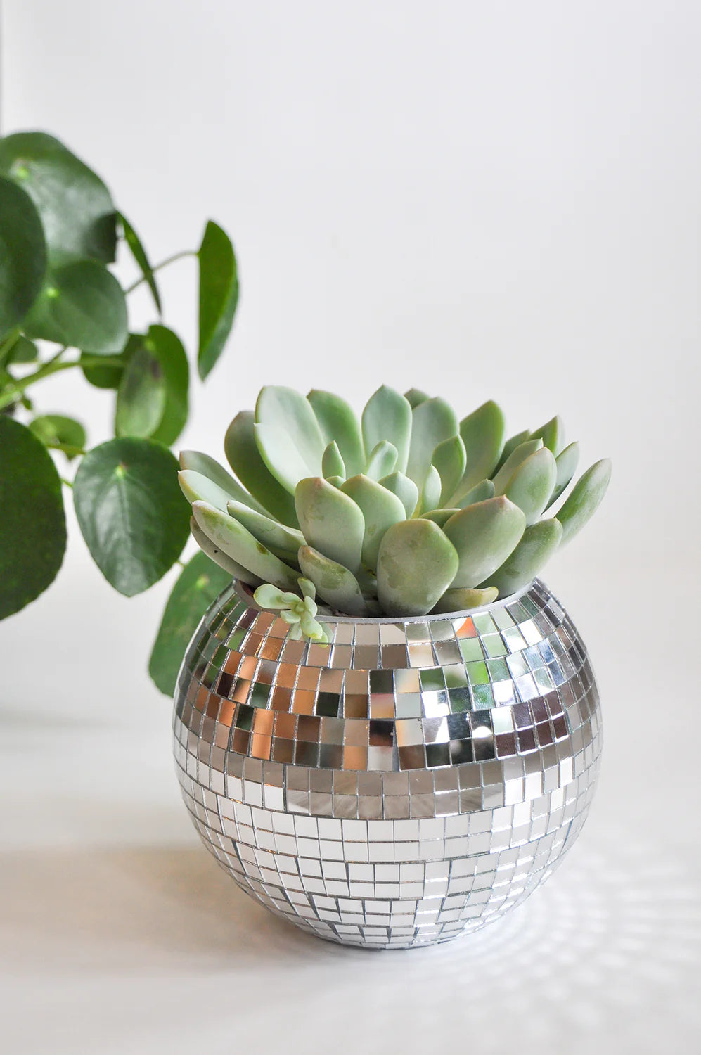 Disco Ball Hanging Planter