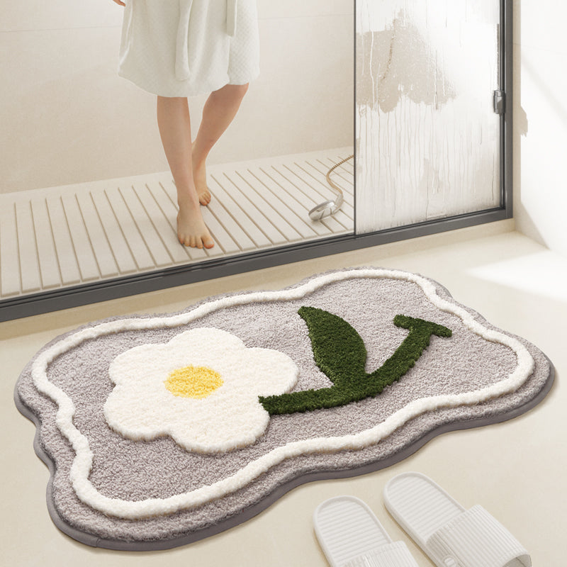 Flower Bathroom Mat - Elevato Home Flower - 15.7x23.6"/40x60CM Organizer