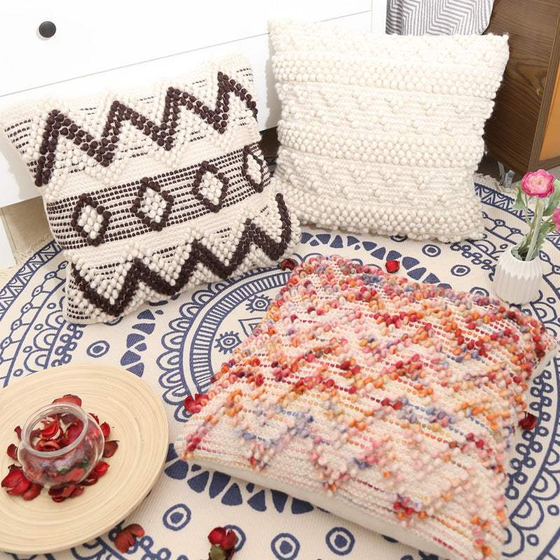 Ethnic Moroccan Hand-Woven Wool Pillow - Elevato Home Decor