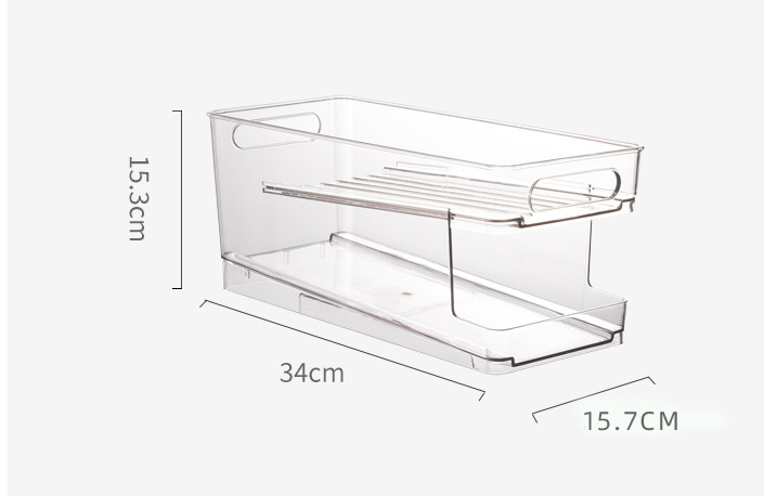 Fridge Can Organizer - Elevato Home Double Layer Organizer
