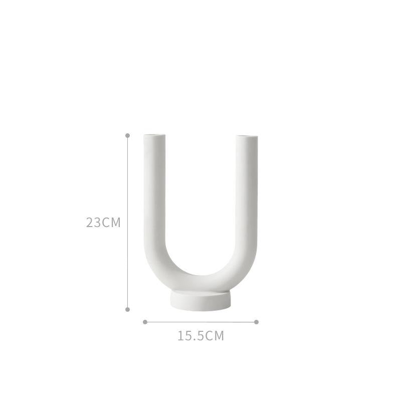 Curva Ceramic Candle Holders - Elevato Home The U