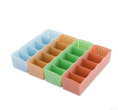5 Cells Plastic Stackable Organizer - Elevato Home Organizer