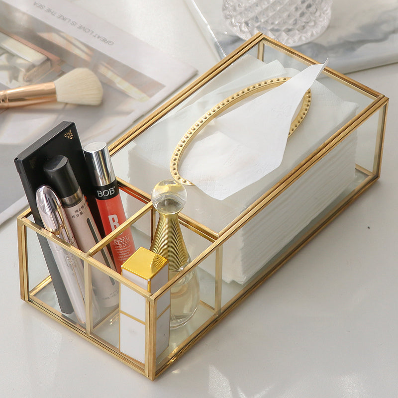 Golden Luxury Tissue Box - Elevato Home Decor