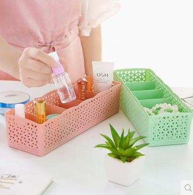 5 Cells Plastic Stackable Organizer - Elevato Home Organizer