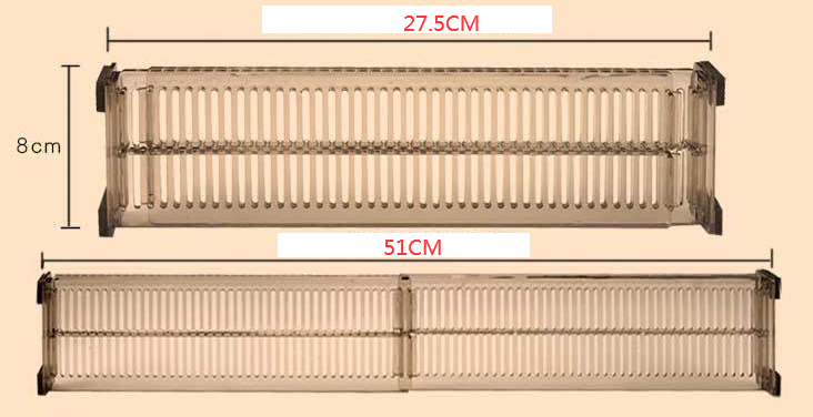 Clear Drawer Divider - Elevato Home Organizer
