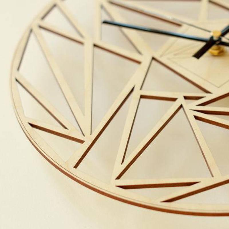 Geometric Wall Clock - Elevato Home Decor