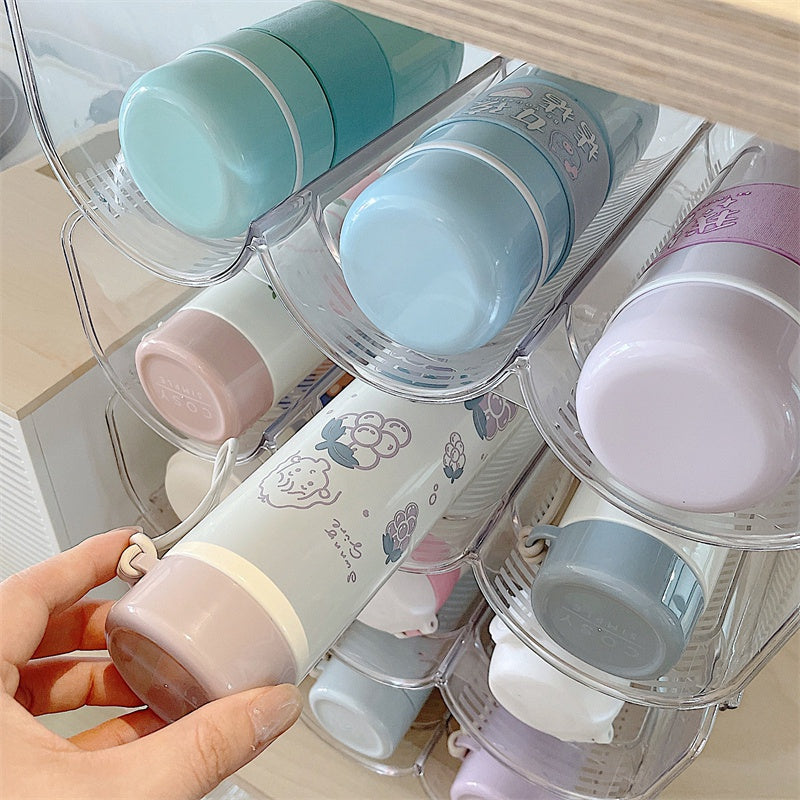 Transparent Stackable Bottle Rack