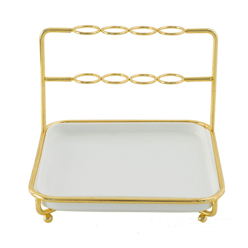 Duo Marble Tray - Elevato Home White Organizer