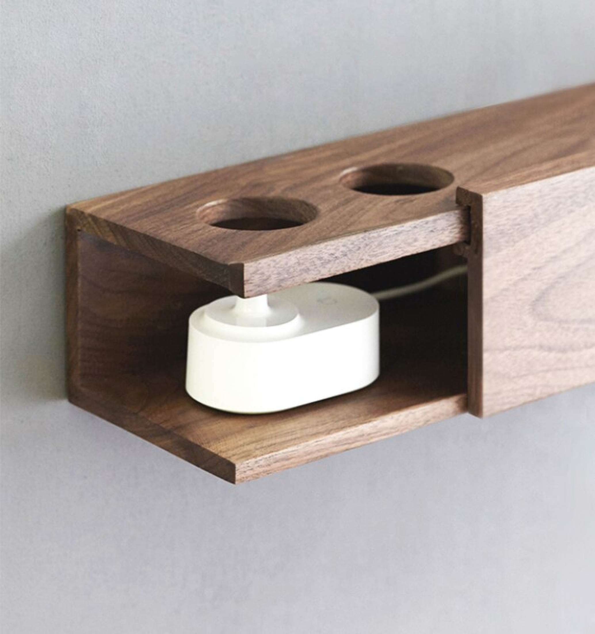 Electric Toothbrush Charging Station - Elevato Home Organizer