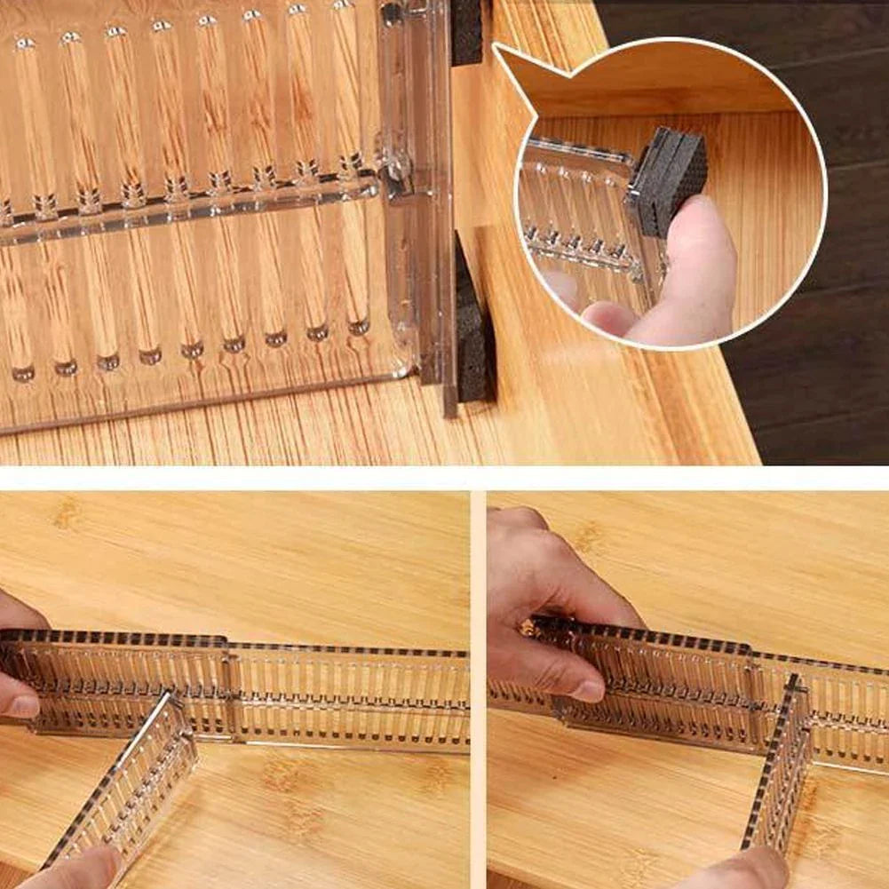 Clear Drawer Divider - Elevato Home Organizer