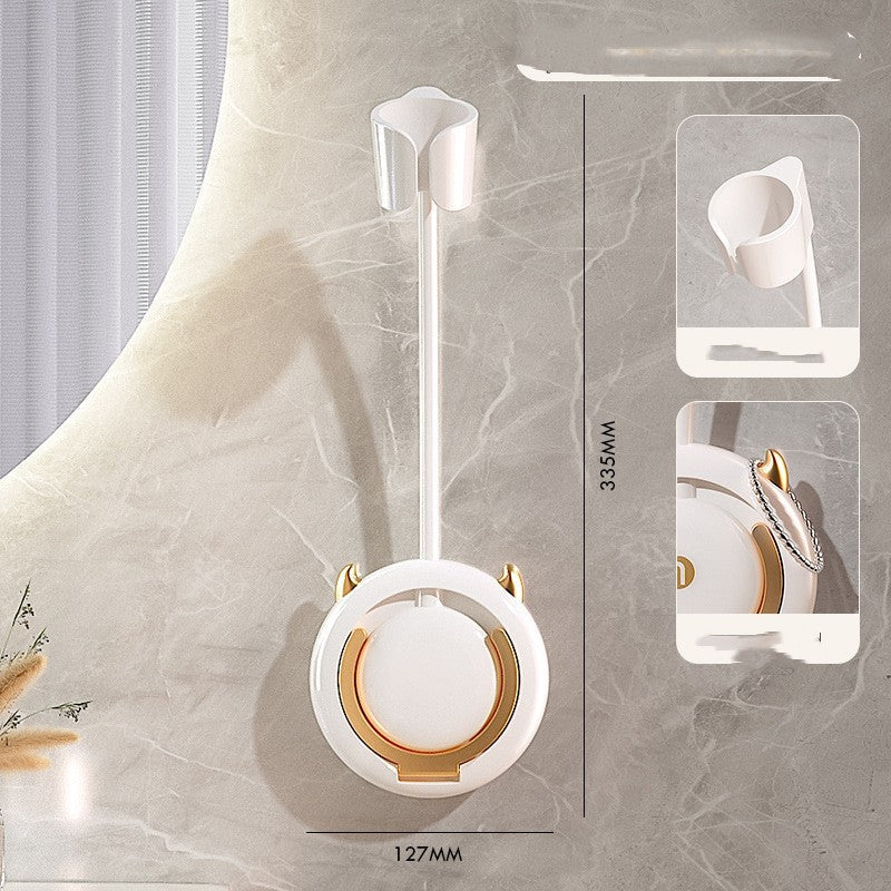 Adjustable Hair Dryer Holder - Elevato Home White-Gold / With Bracket Organizer