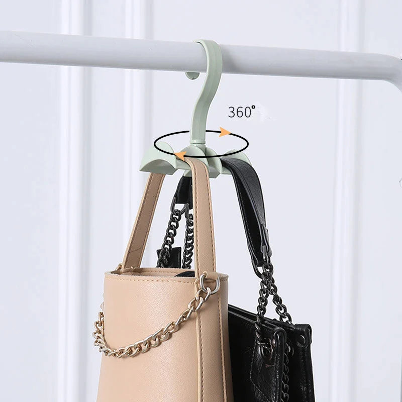 Rotatable Double Handbag Hanger - Elevato Home