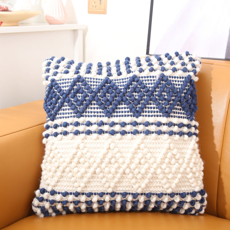 Ethnic Moroccan Hand-Woven Wool Pillow - Elevato Home Decor