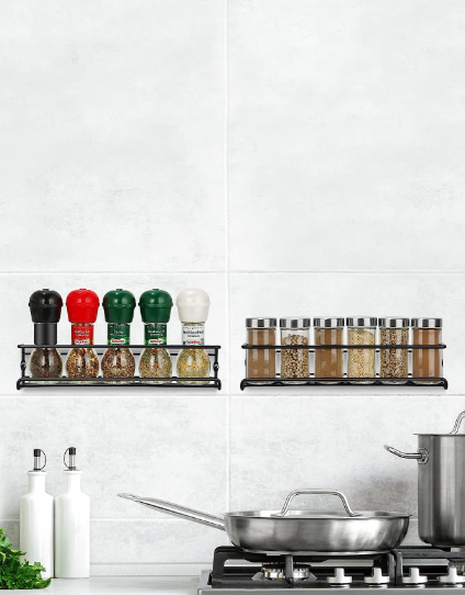 Metal Jar Rack - Elevato Home Organizer