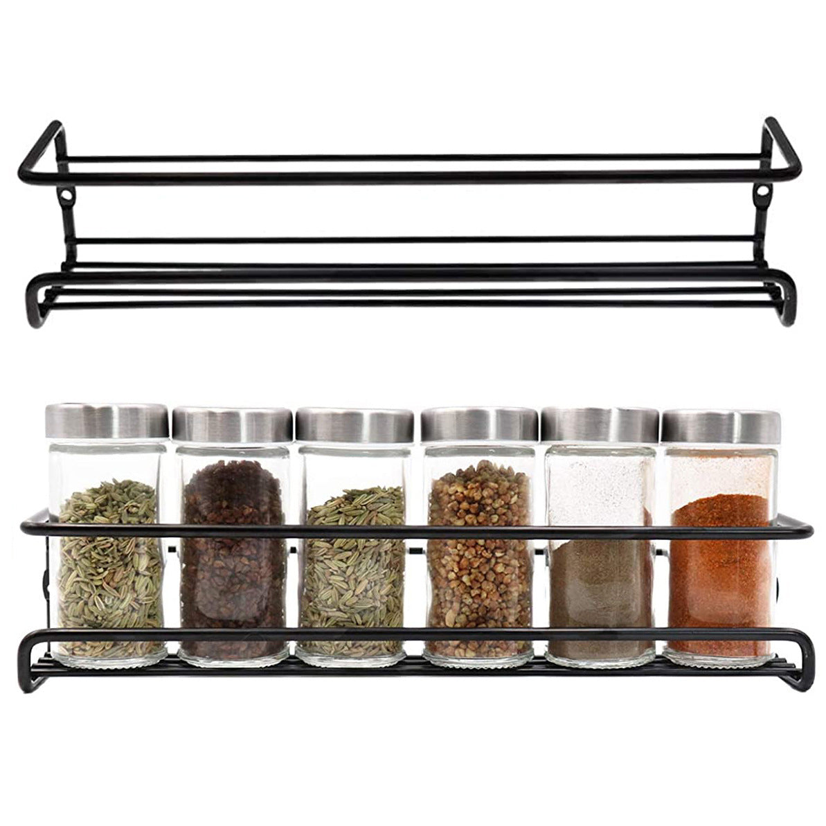 Metal Jar Rack - Elevato Home Organizer