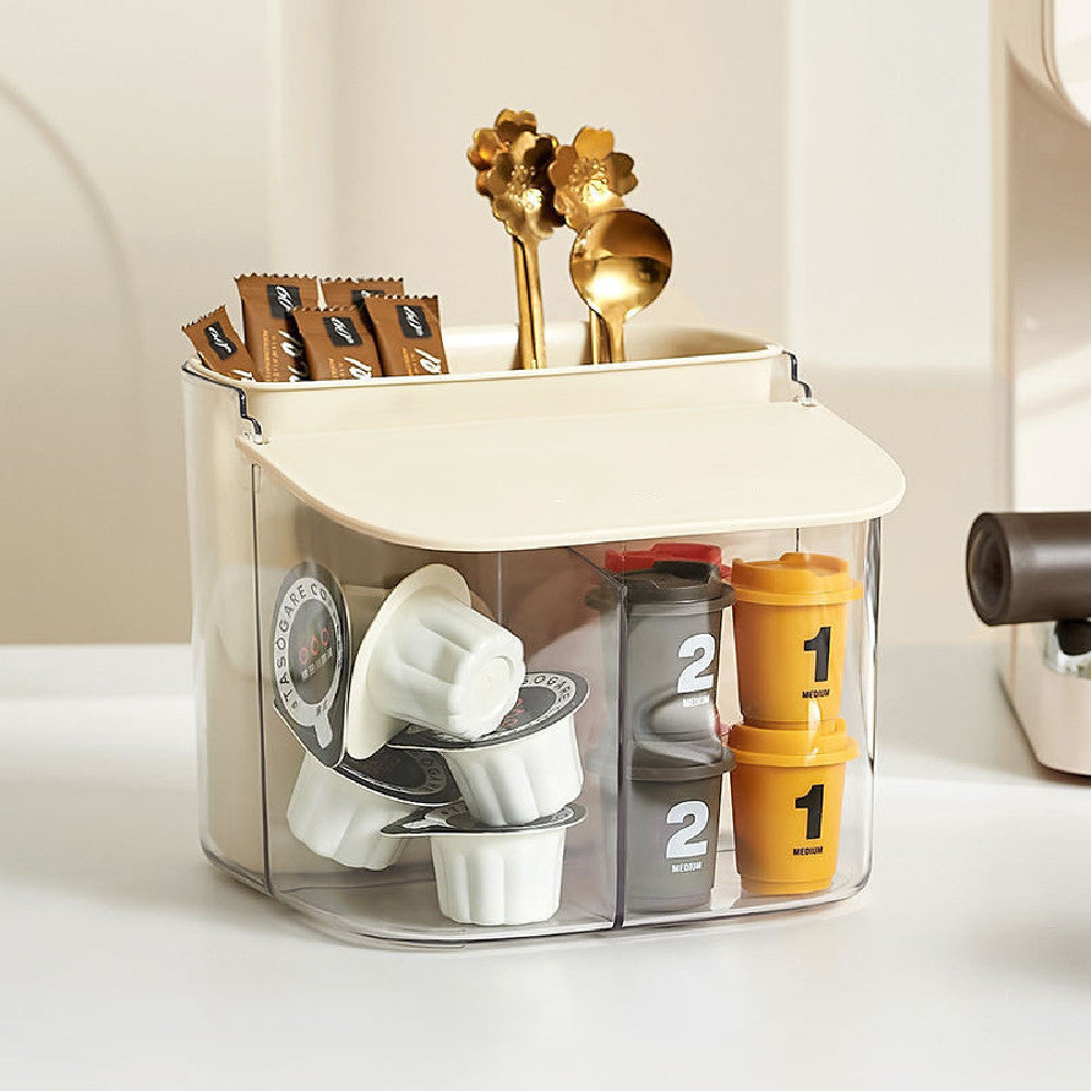 Coffee Capsule Organizer - Elevato Home Cream White Organizer