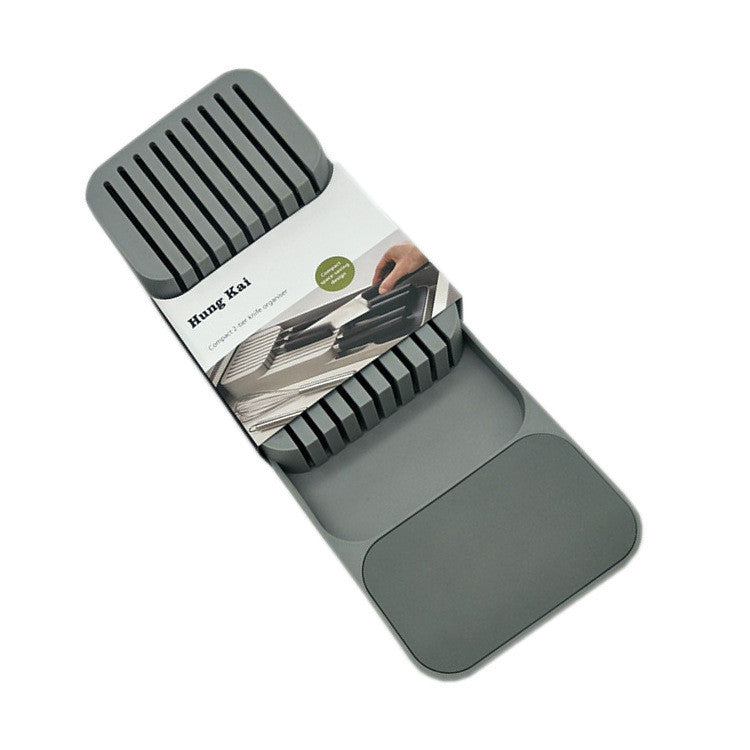 Drawer Knife Organizer - Elevato Home Grey Organizer