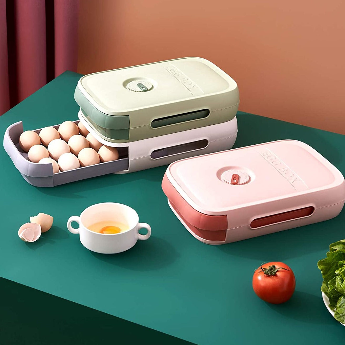 Eggs Storage Box - Elevato Home Organizer