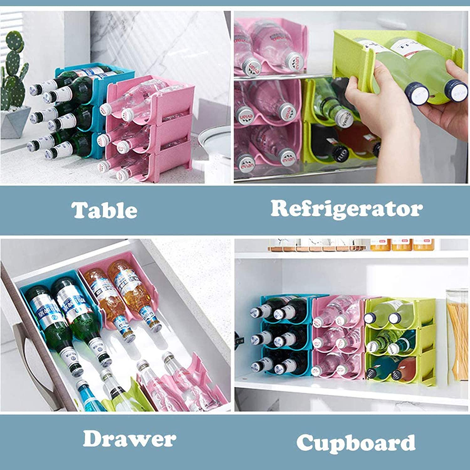 Bottle Storage Rack - Elevato Home Organizer