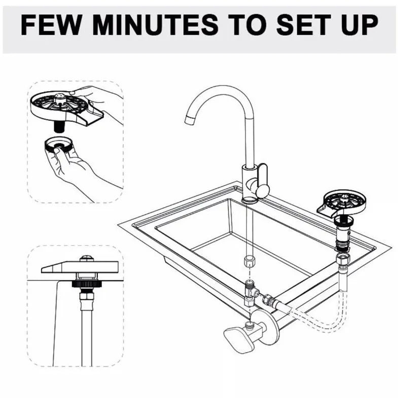 Cup Washer Faucet - Elevato Home