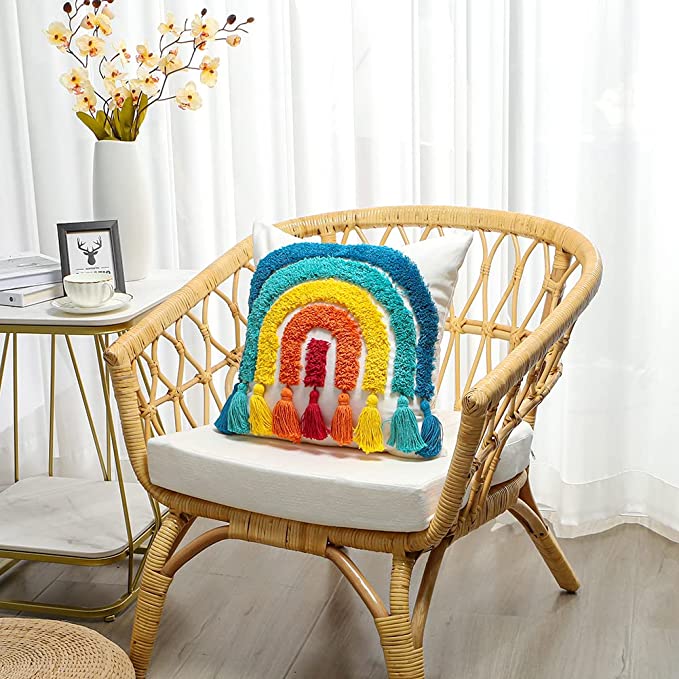 Rainbow Pillow Cover - Elevato Home
