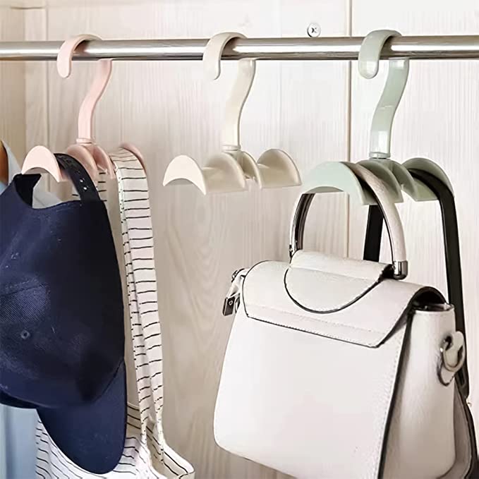 Rotatable Double Handbag Hanger - Elevato Home