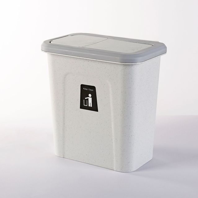 Hanging Trash Can - Elevato Home light gray Organizer