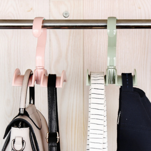 Rotatable Double Handbag Hanger - Elevato Home